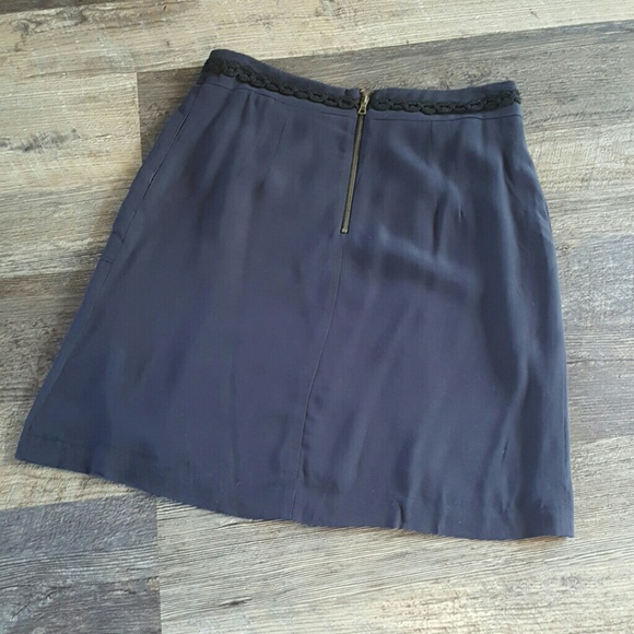 Anthropologie Girls from Savoy  women blue midi pencil skirt size S - Picture 5 of 8